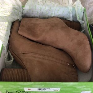 Sam Edelman Camel Suede Bootie